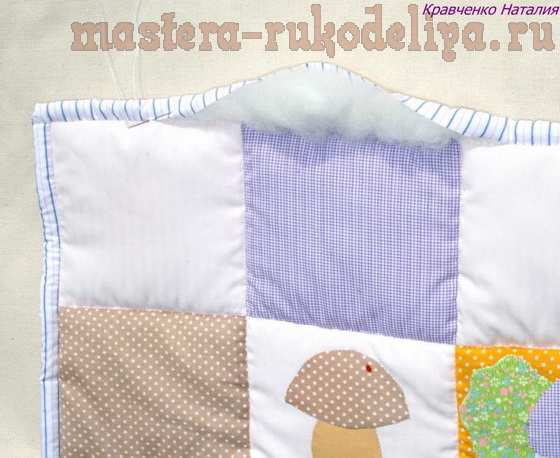 Мастер-класс по шитью для дома: Детское развивающее одеяло
