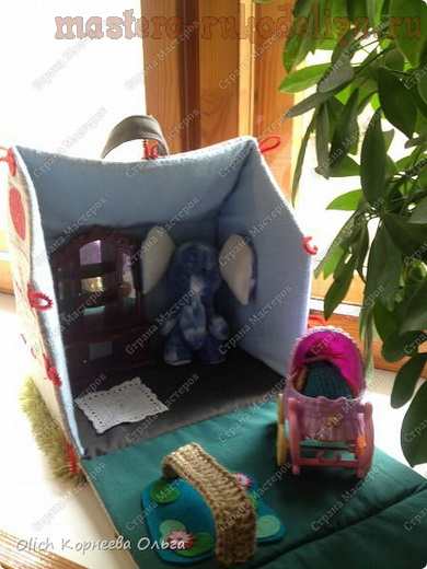 Мастер-класс по шитью для дома: Домик-сумка