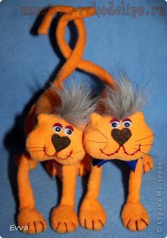 Мастер-класс по шитью игрушек: Коты