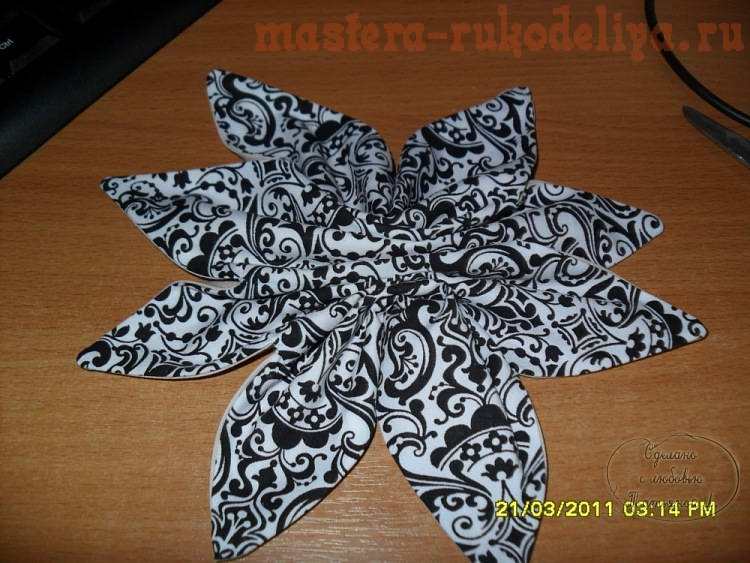 Мастер-класс по шитью: Цветок из ткани Лилия