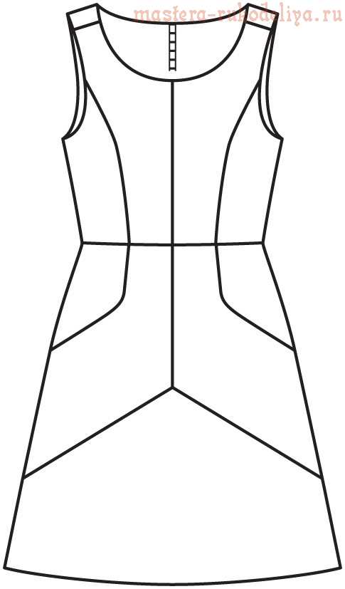 Мастер-класс по шитью: Летнее платье; Пазлы; (платье изо льна)