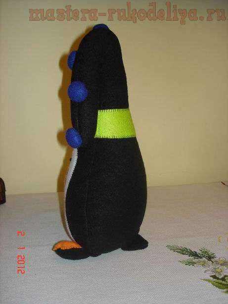 Мастер-класс по шитью игрушки: Пингвин