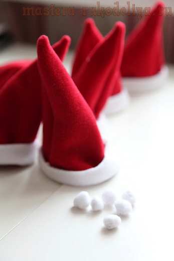 Мастер-класс по шитью для дома: Шапка Санта Клауса
