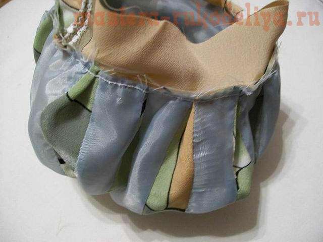 Мастер-класс: Мраморная сумочка-мешочек из лоскутков10