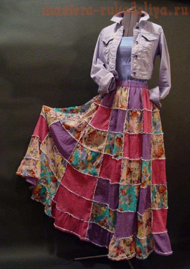 Мастер-класс по шитью: Лоскутная юбка 