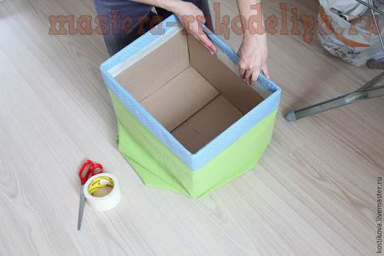 Мастер-класс по шитью для дома: Декоративная коробка для хранения тканей
