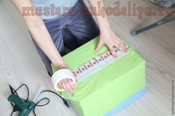 Мастер-класс по шитью для дома: Декоративная коробка для хранения тканей