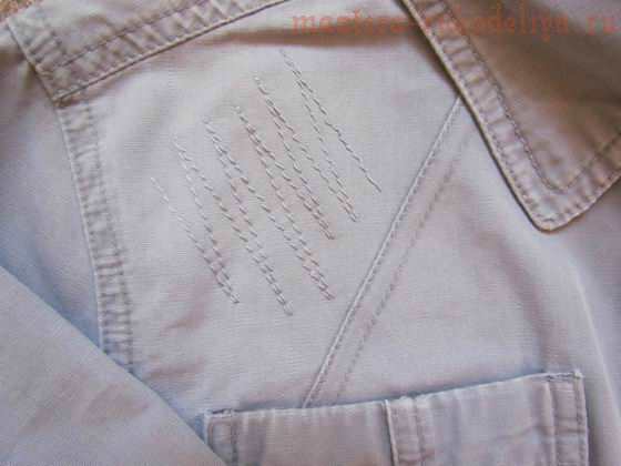 Мастер-класс по шитью: Реставрация куртки