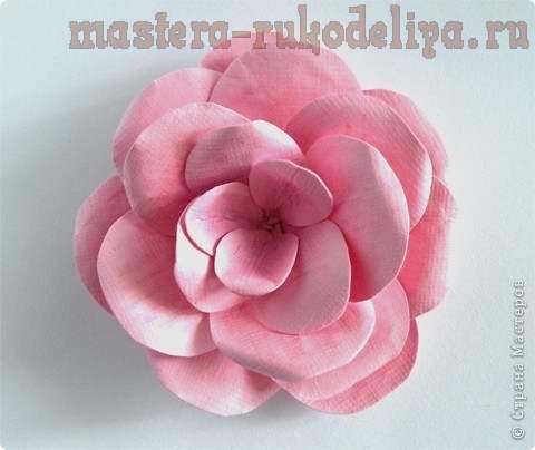 Мастер-класс: Цветы из бумаги - Роза
