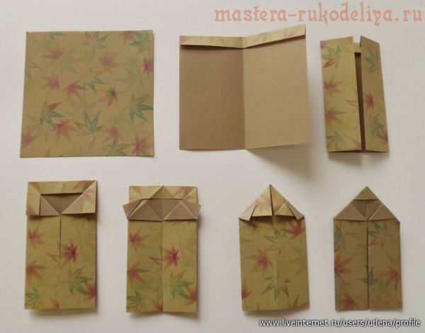 Мастер-класс по оригами: Открытки для учителей с карандашами