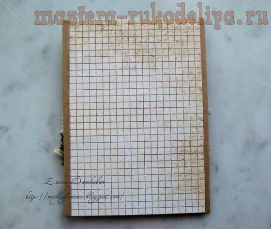 Мастер-класс по скрапбукингу: Блокнотик с сухоцветами () Мастер-класс по скрапбукингу: Блокнотик с сухоцветами