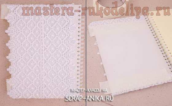 Мастер-класс по скрапбукингу: Декорирование готового блокнота на пружине