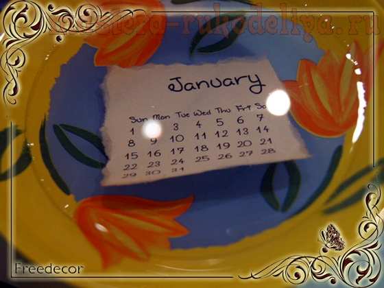 Мастер-класс по скрапбукингу: Календарь на год