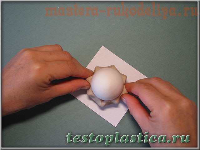 Мастер-класс по лепке из соленого теста: Подставка для вареного яйца
