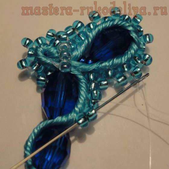 Мастер-класс по созданию украшений из сутажа: Сутажно-бисерное колье Синева