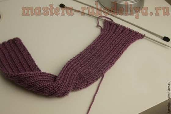Мастер-класс по вязанию спицами: Красивая повязка для девочки