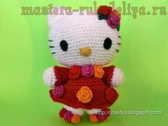 Мастер-класс по вязанию амигуруми Hello Kitty