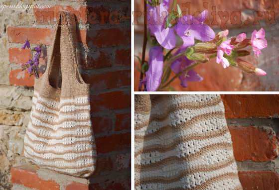 Вязание крючком: Песчаная сумка
