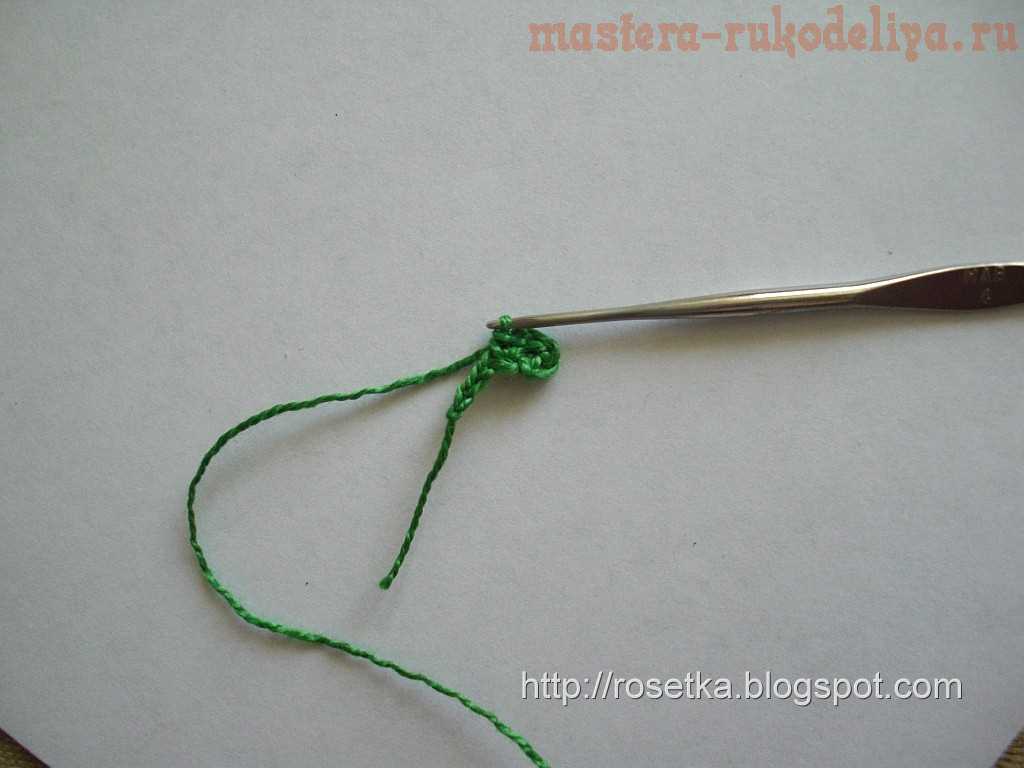 Мастер-класс по вязанию крючком: Розочки