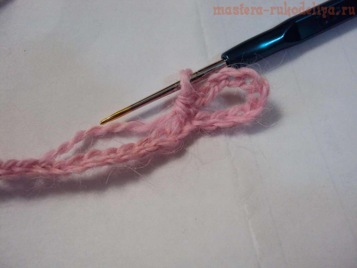Мастер-класс по вязанию: Японский ажурный шарфик крючком