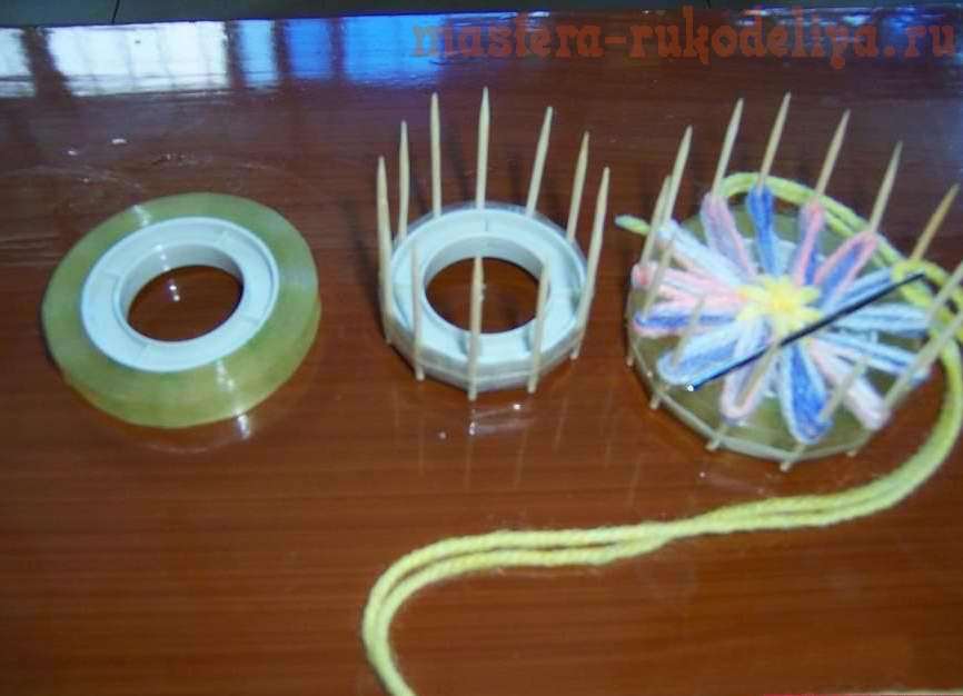 Как сделать шаблон для вязания на луме (тенерифе)
