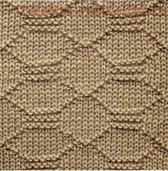 Схема узора для вязания спицами - 28