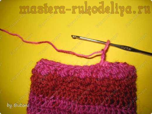 Мастер-класс по вязанию крючком: Варежки и повязка16
