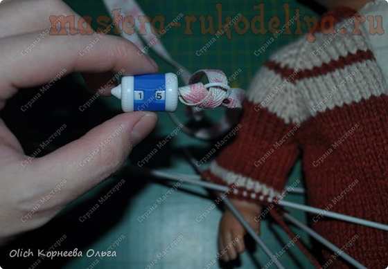 Мастер-класс по вязанию спицами: Вязаный комплект для куклы