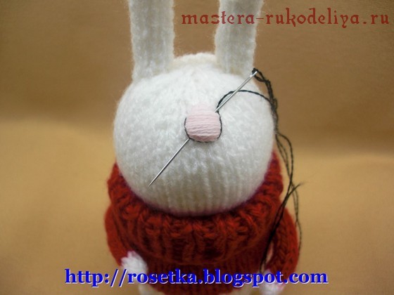 Мастер-класс по вязанию амигуруми: Заяц.