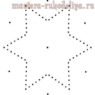 Изонить схема звезды