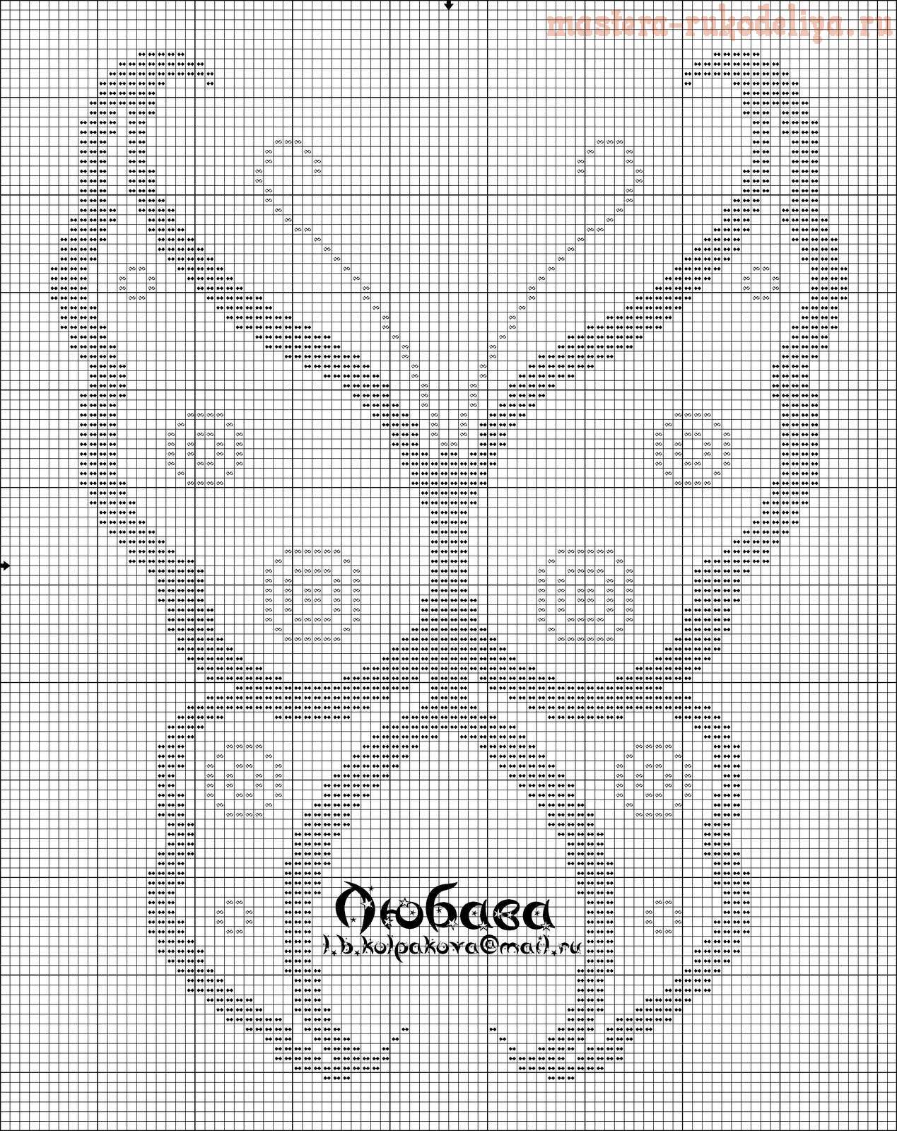 Схема для вышивки: Бабочки5