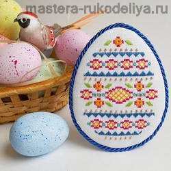 Схема для вышивки: Пасхальное яйцо Писанка