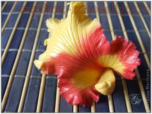 Мастер-класс по керамической флористике: Тонировка цветка