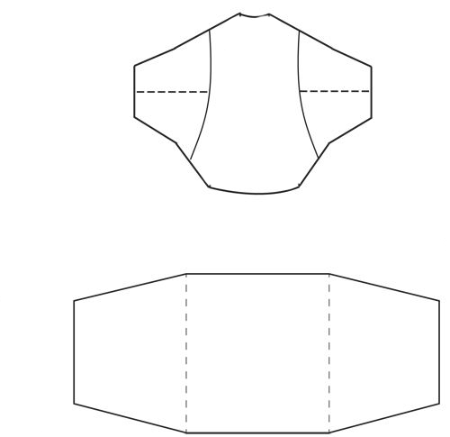 Схема вязанного крючком накидку