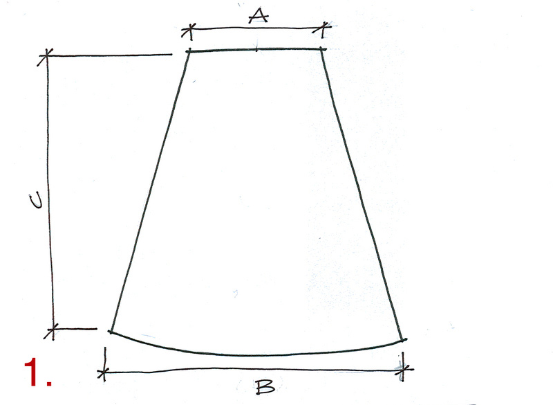 Выкройка юбки