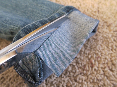 Как подшить джинсы с сохрананением заводского шва