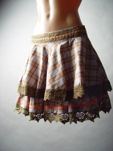 Многослойная юбка