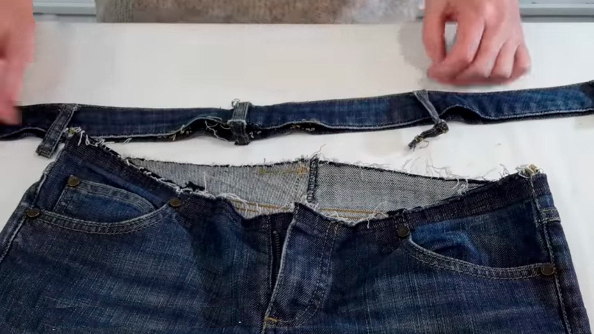 Перешиваем джинсы
