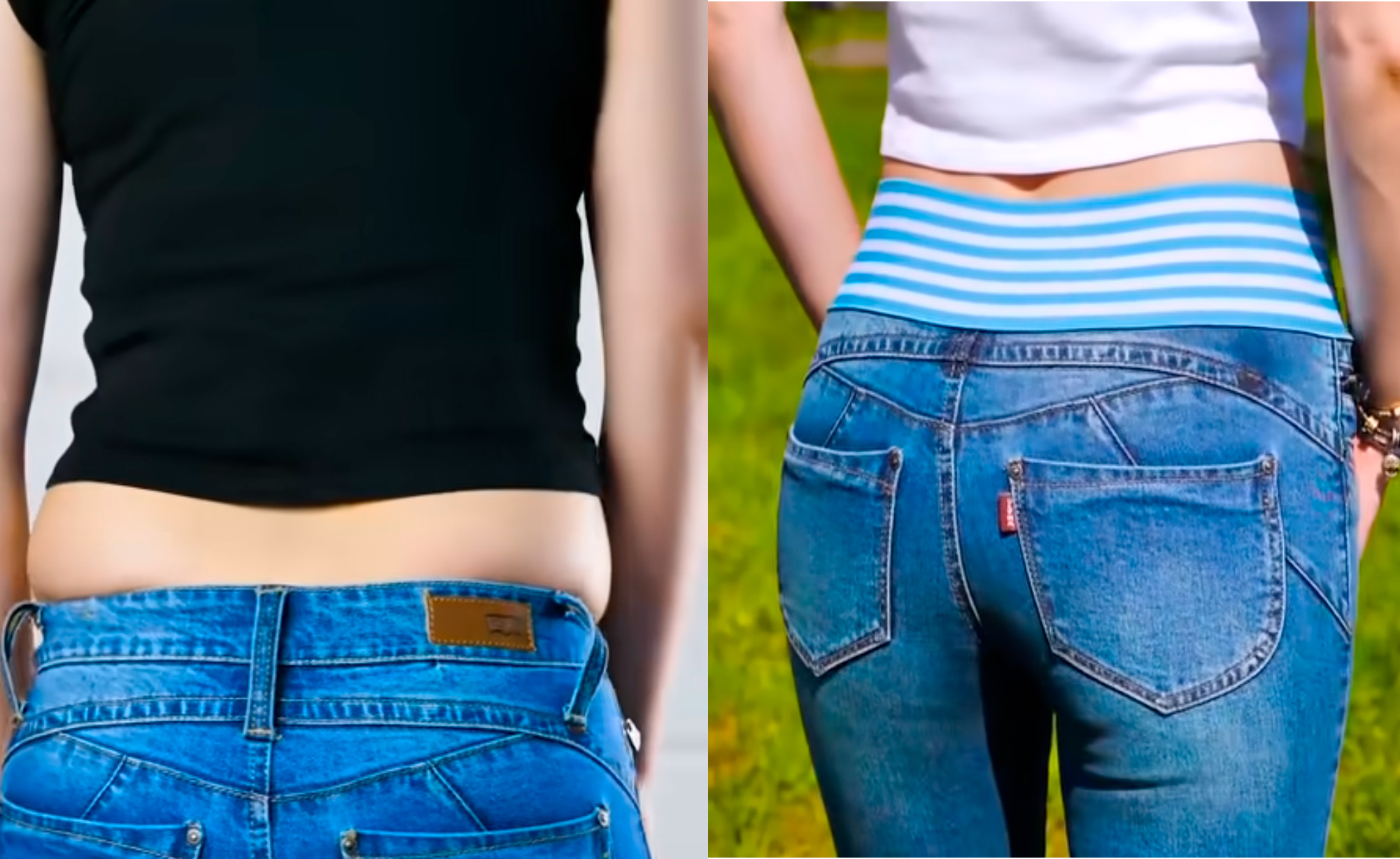 Как поднять талию на джинсах самостоятельно